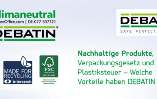 Nachhaltige Produkte von DEBATIN